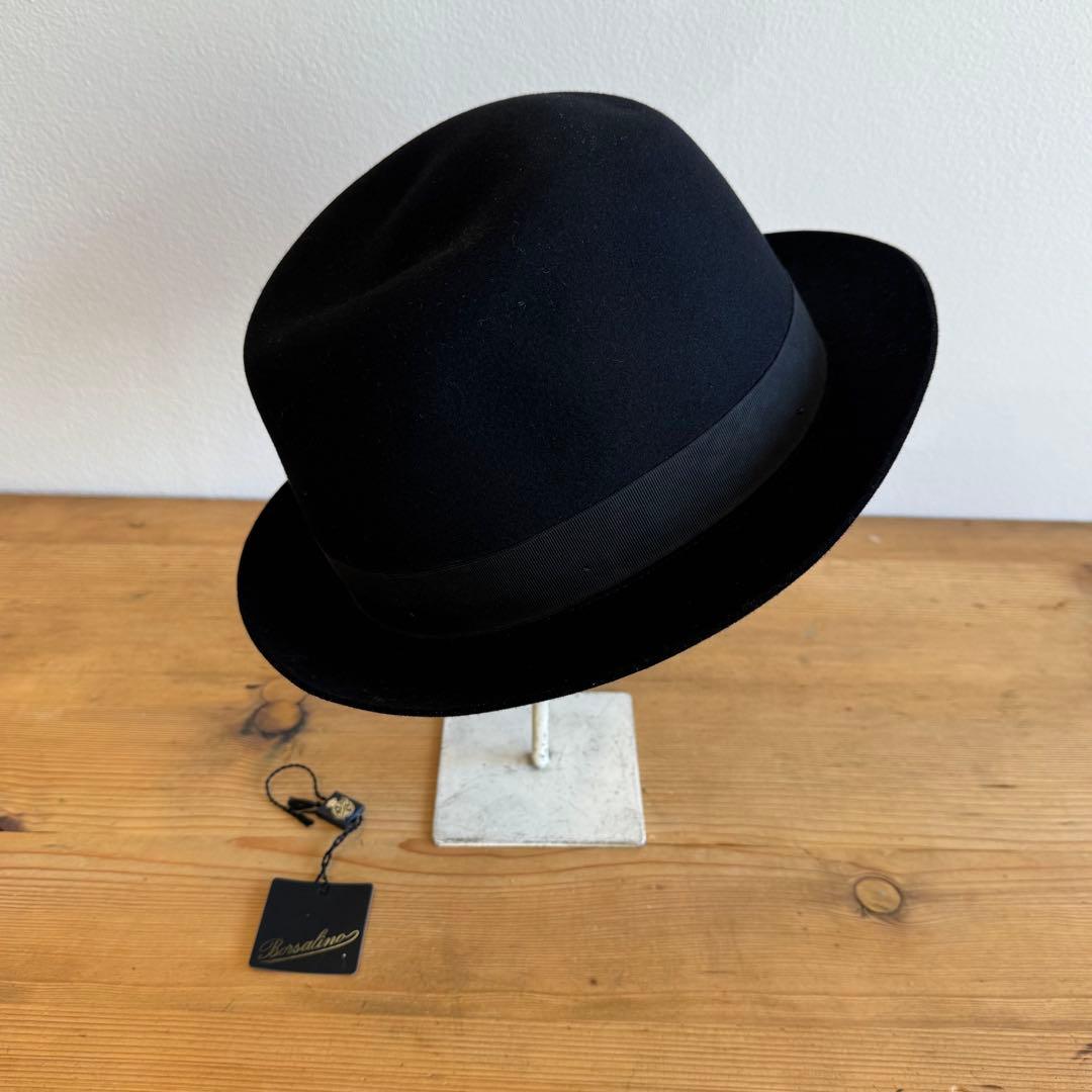 Italy製 ボルサリーノ Borsalino ラビットファーハット　サイズ59