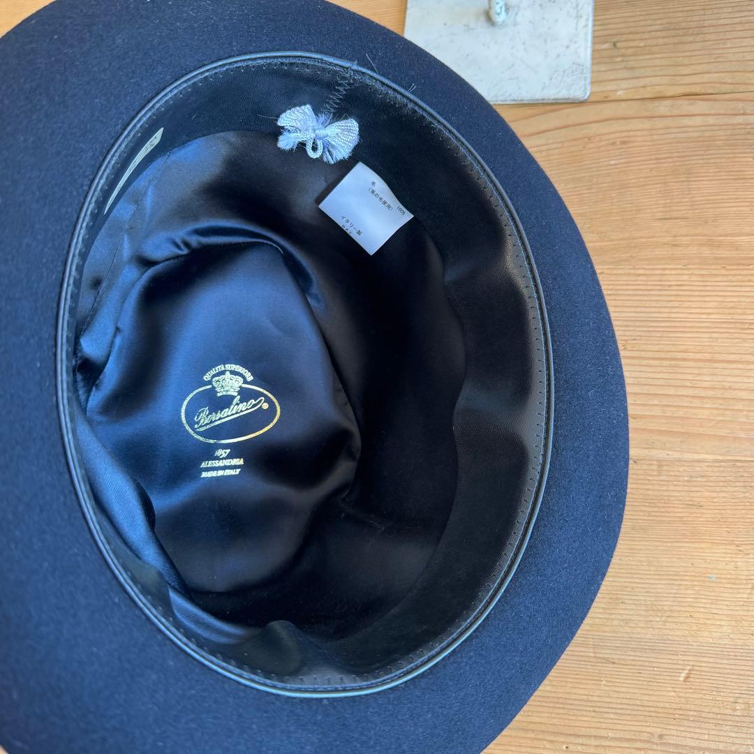 Italy製 ボルサリーノ Borsalino ラビットファーハット　サイズ59