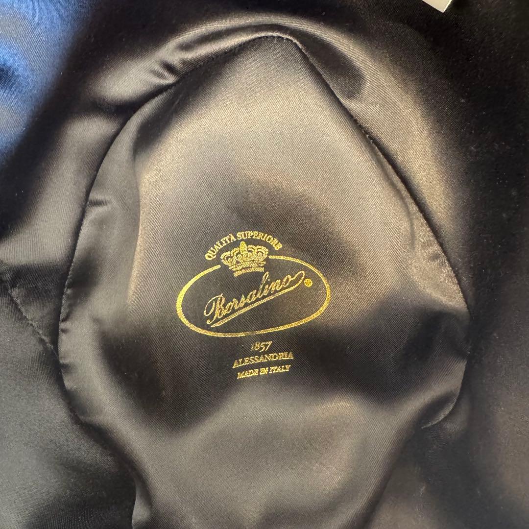 Italy製 ボルサリーノ Borsalino ラビットファーハット　サイズ59