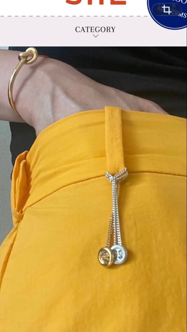 ロンハーマン アクセップ　ボタンペンダント　新品未使用