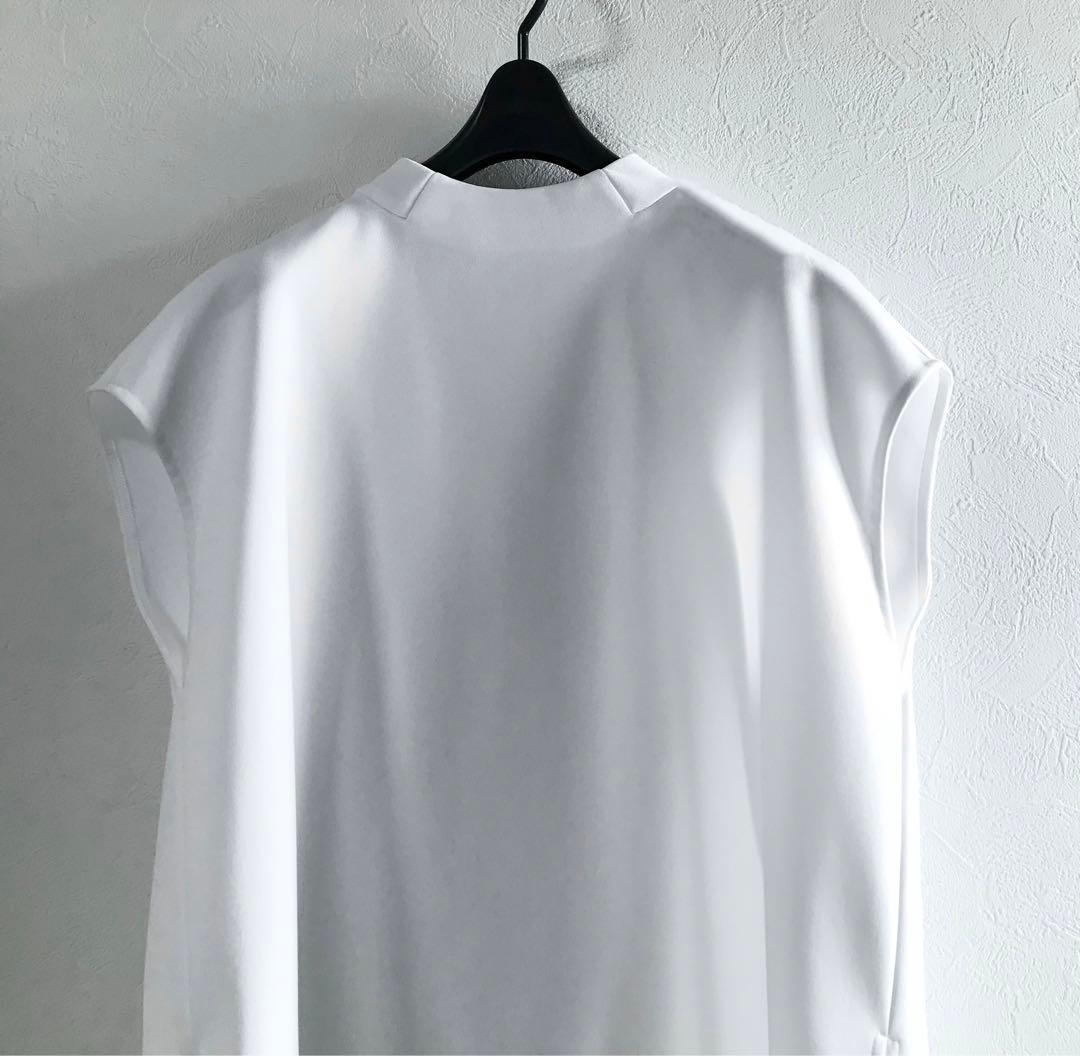 (美品】ADORE 初秋〜春ダブルフェイスフレンチトップス ベスト 38アドーア