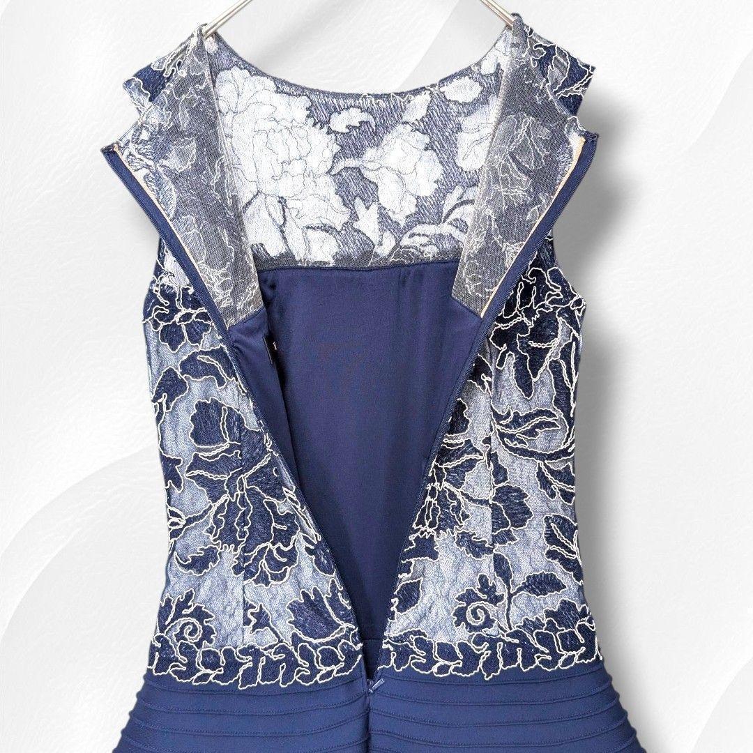 な*ち様 TADASHI SHOJI　ピンタックレースカクテルドレス　オケージョ
