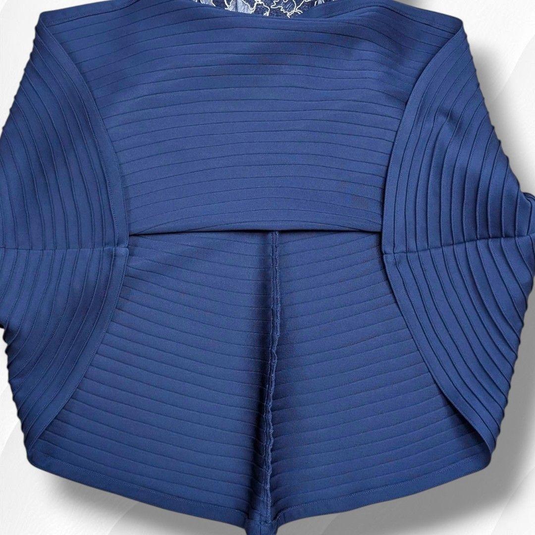 な*ち様 TADASHI SHOJI　ピンタックレースカクテルドレス　オケージョ