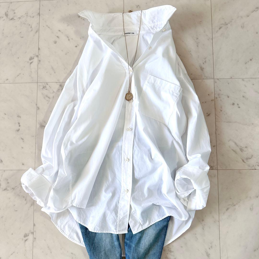 極美品♪ドゥーズィエムクラス Big Wash シャツ ゆったり オーバーサイズ