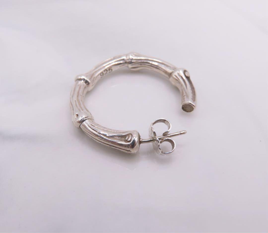 ティファニー　Tiffany ピアス　バンブー　シルバー 925 フープ　片耳