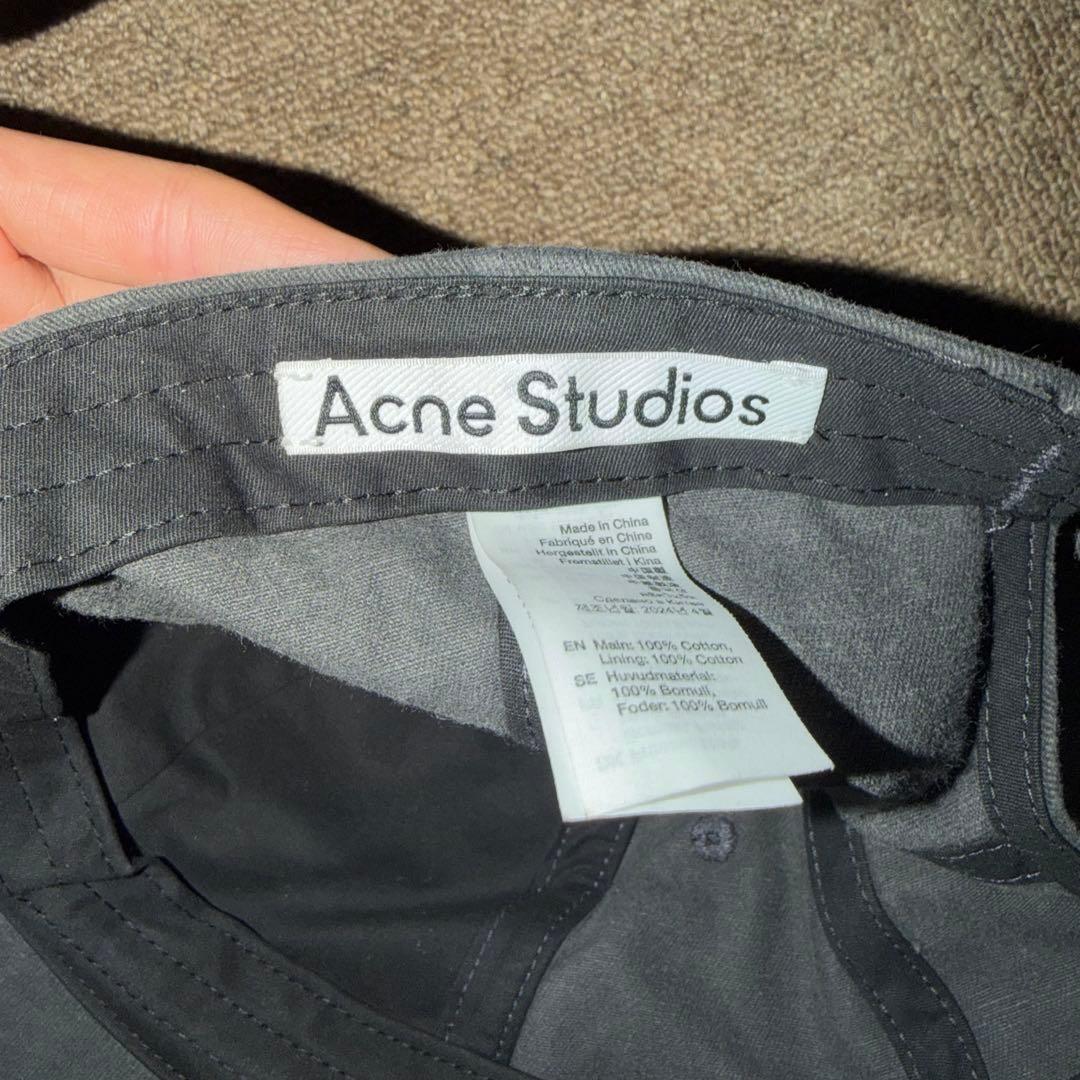 Acne Studios キャップ　ダメージ加工