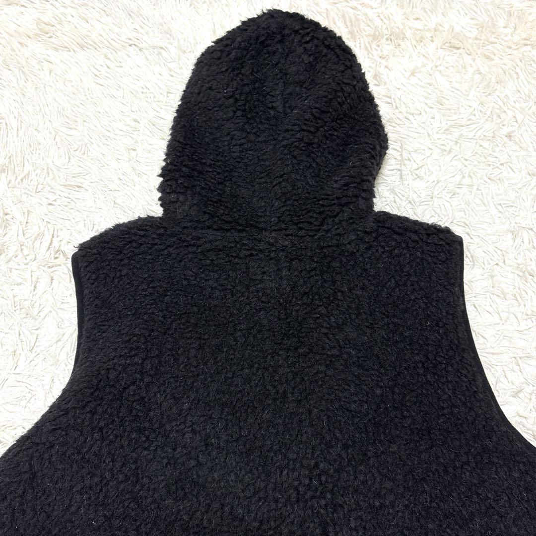 美品 ゴールドブレーカー ボア ベスト フード 2XL 黒 ポーランド製