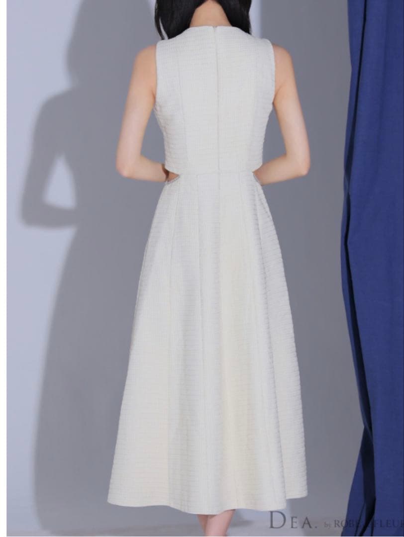 ROBE de FLEURS アイボリーロングドレス