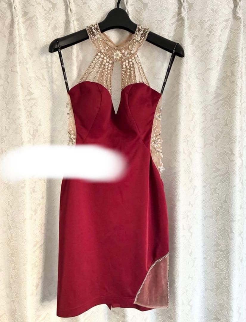 angelr ドレス　M ワインレッド　シュガー