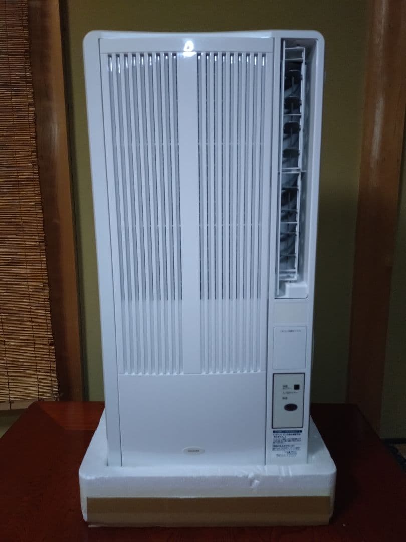 窓用エアコン コイズミ KAW-1602/W リモコン付き 使用期間、極少。