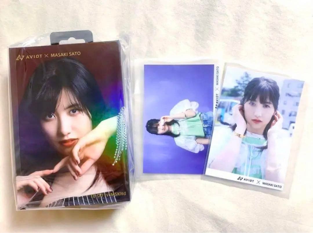 限定ver. 佐藤優樹 コラボ AVIOT イヤホン 生写真 新品未開封