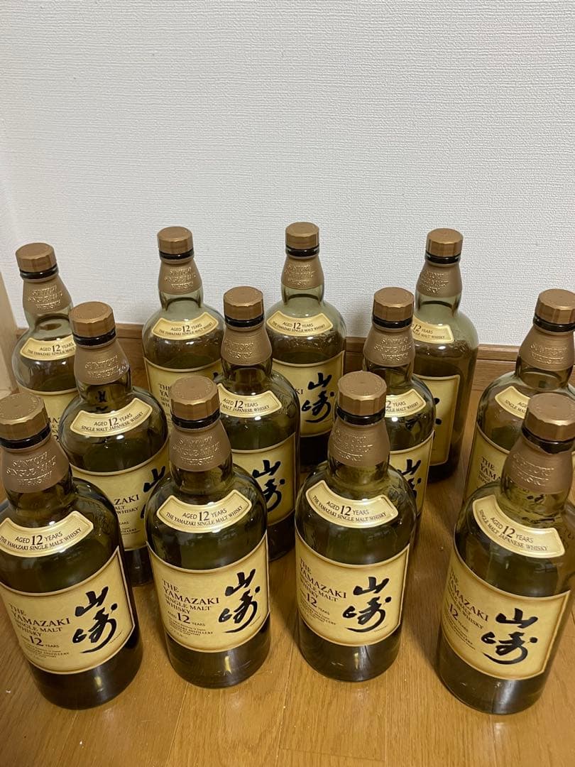 値下げ可 未洗浄品 空き瓶 ウイスキー サントリー 山崎 700ml