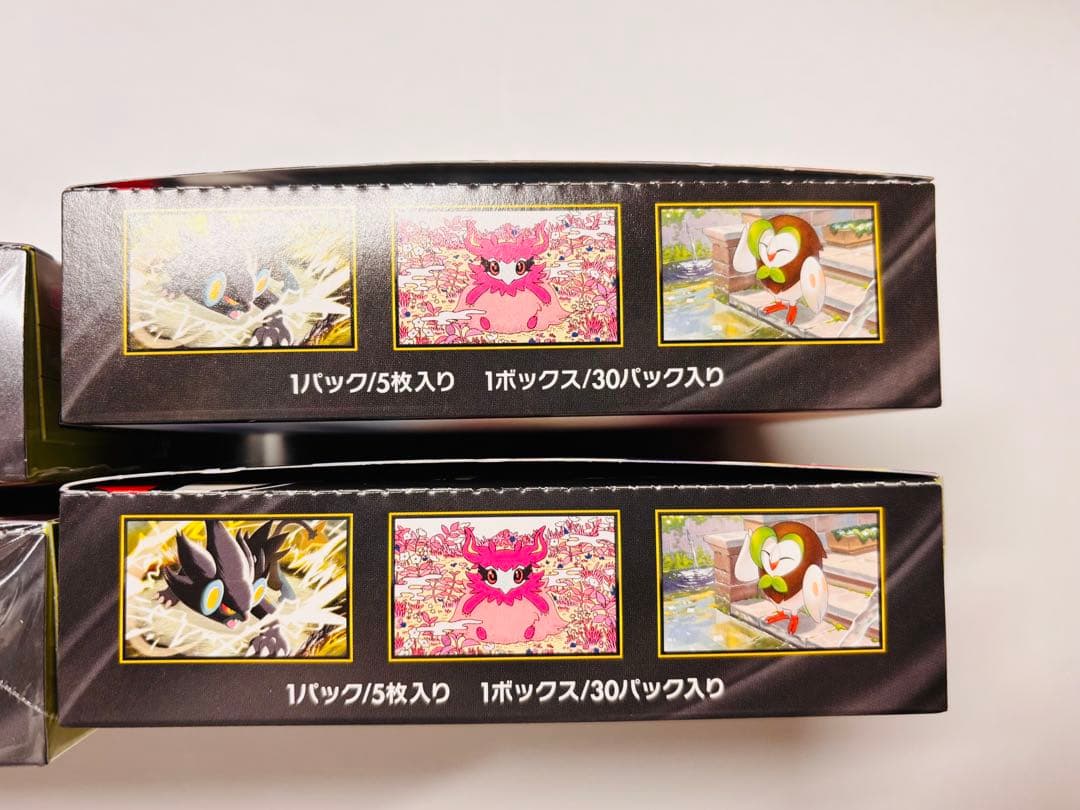 ポケモンカードゲーム ムニキスゼロ シュリンク付き2BOX 無し2BOX セット