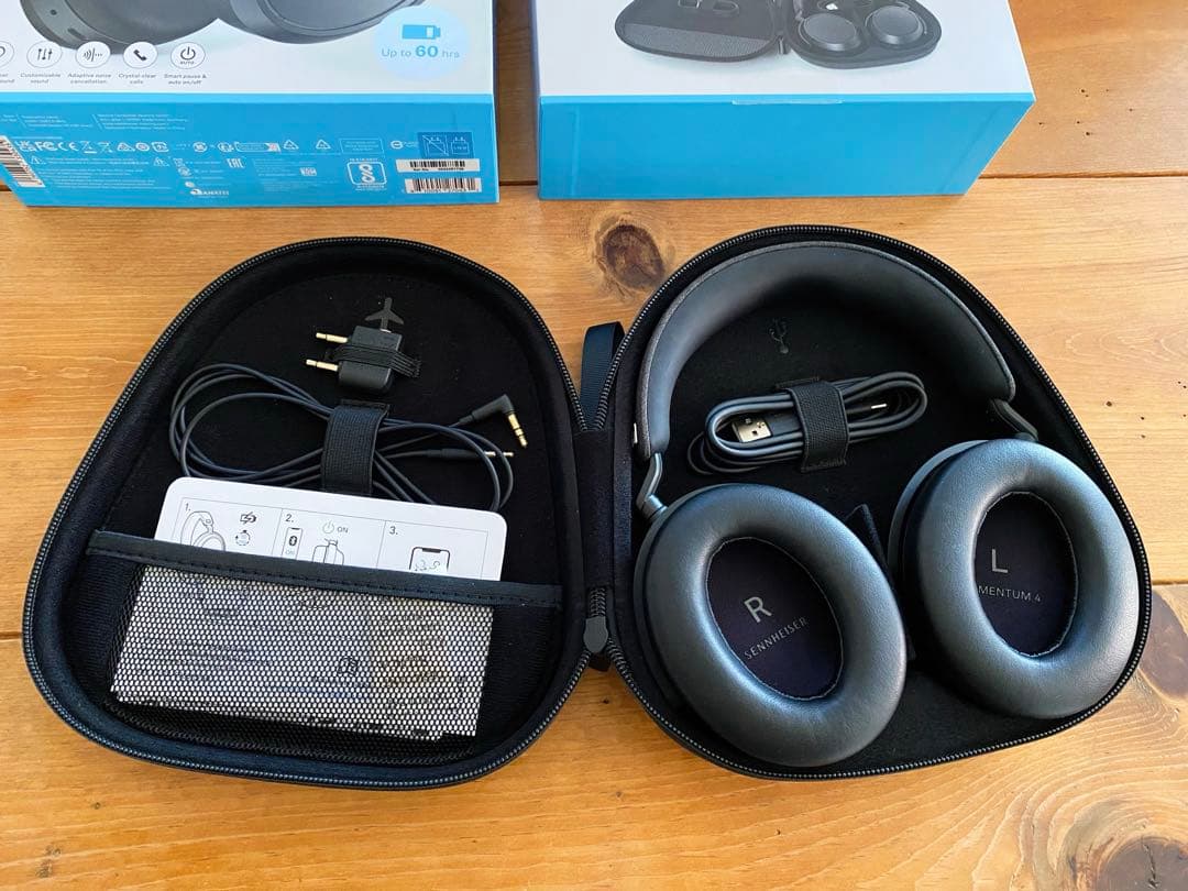 美品⭐︎Sennheiser MOMENTUM 4 ワイヤレスヘッドホン