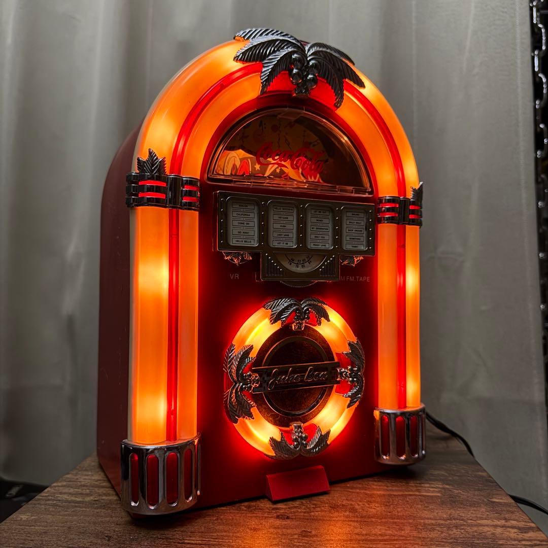 2001年製 juke box ジュークボックス コカコーラロゴ ラジカセ