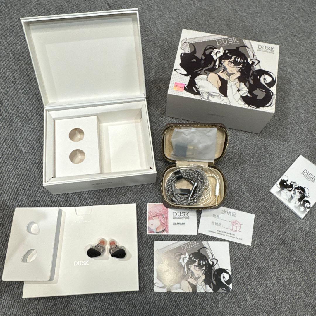 水月雨 MOONDROP x Crinacle DUSK + リケーブル付