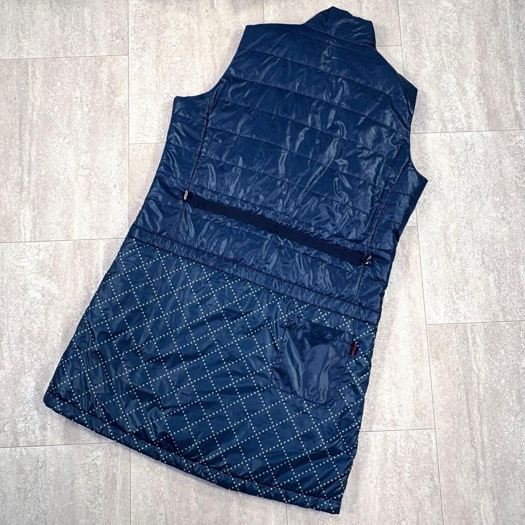 【ティゴラ】ナイロンワンピース　3Lサイズ　ブルー　フルジップ　ダブルジップ