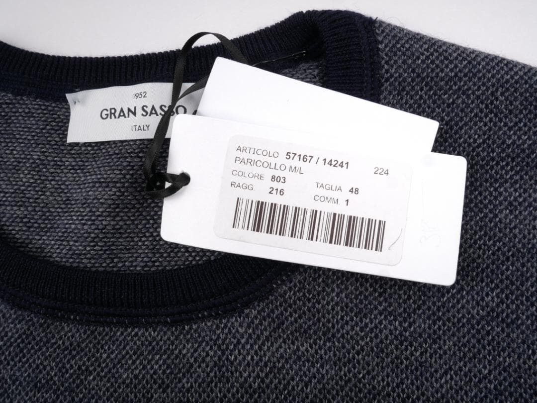 Gran Sasso◆Made in Italy◆48◆ウール ニット セーター