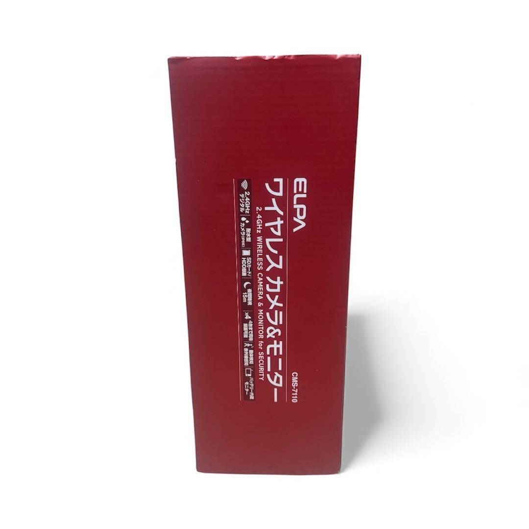 ELPA ワイヤレス防犯カメラ CMS-7110 7型モニター録画対応