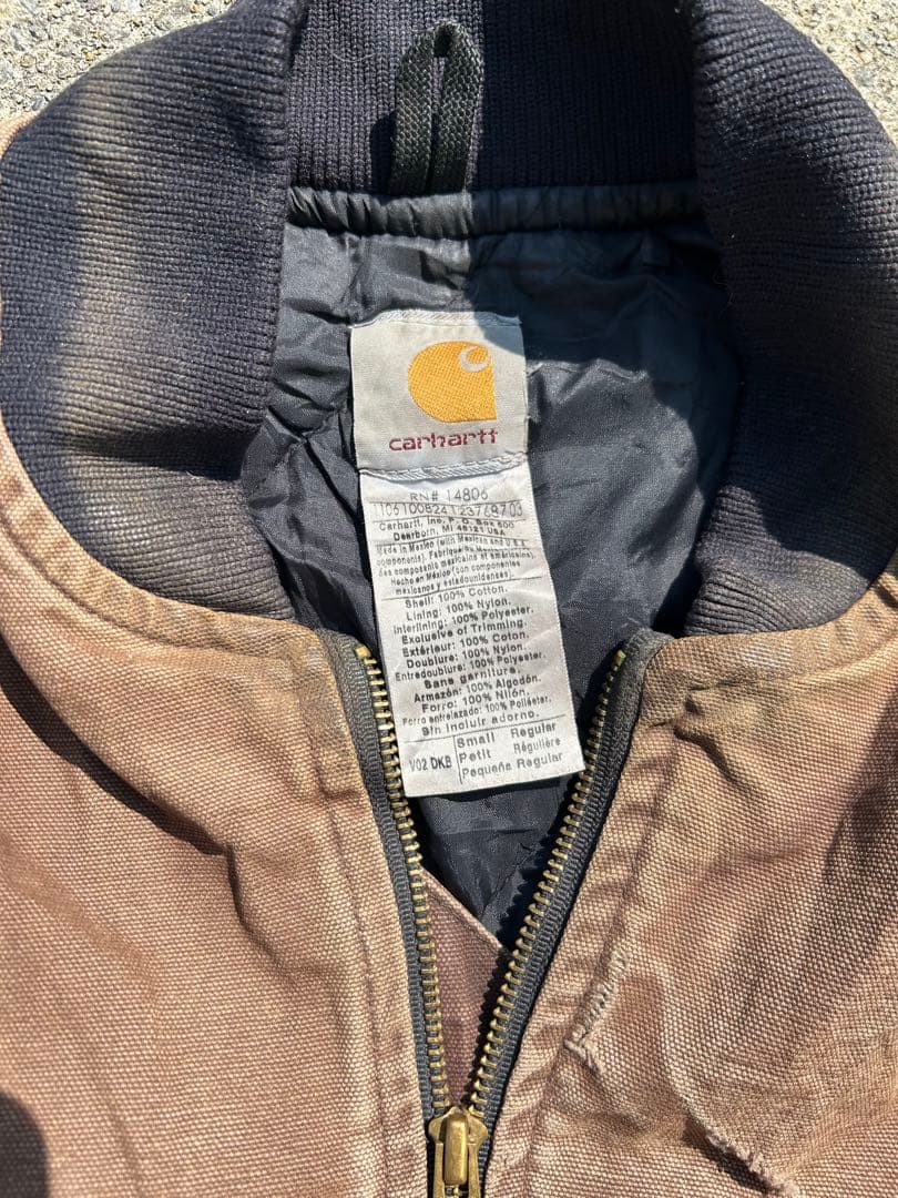 【激レア】90s USA製Carhartt カーハート ダックベスト フェード