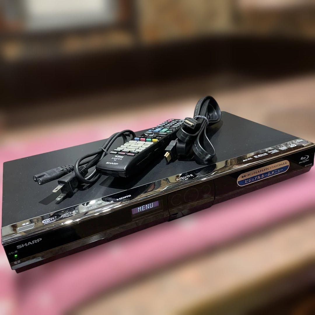 SHARP BD-W1300 12倍録 1TB 純正リモ等付　フル装備 完動品！