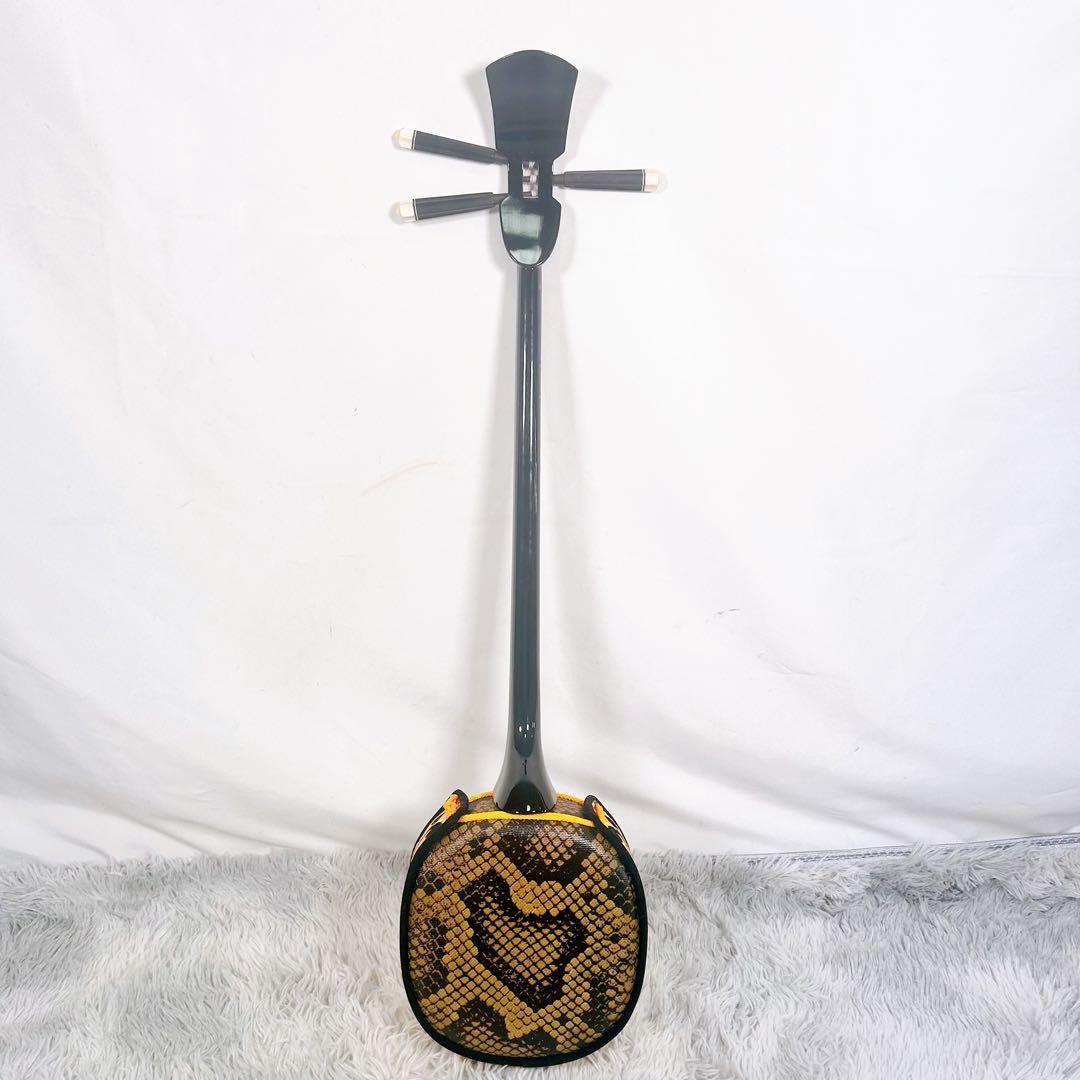 【良品】沖縄三線 三味線　人工　初心者オススメセット　ケース付