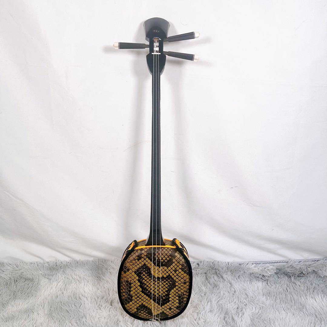 【良品】沖縄三線 三味線　人工　初心者オススメセット　ケース付