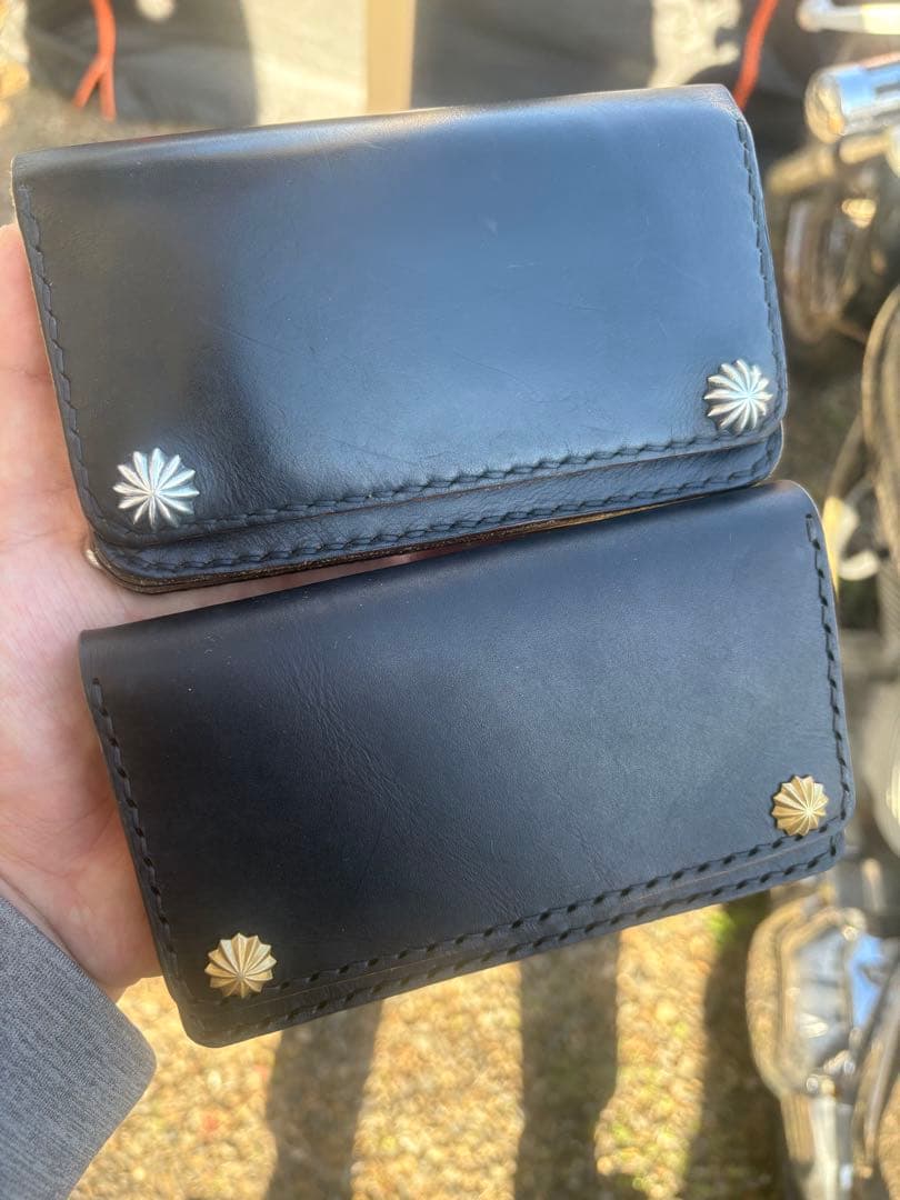 ミドルトラッカーウォレット　アポロコンチョ　真鍮