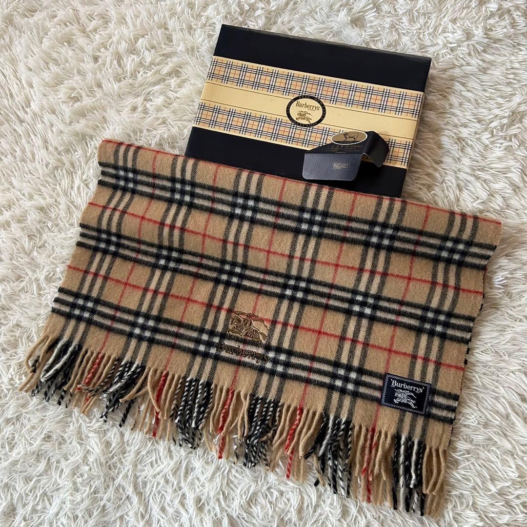 未使用　Burberrys タータンチェック ブランケット　膝掛け