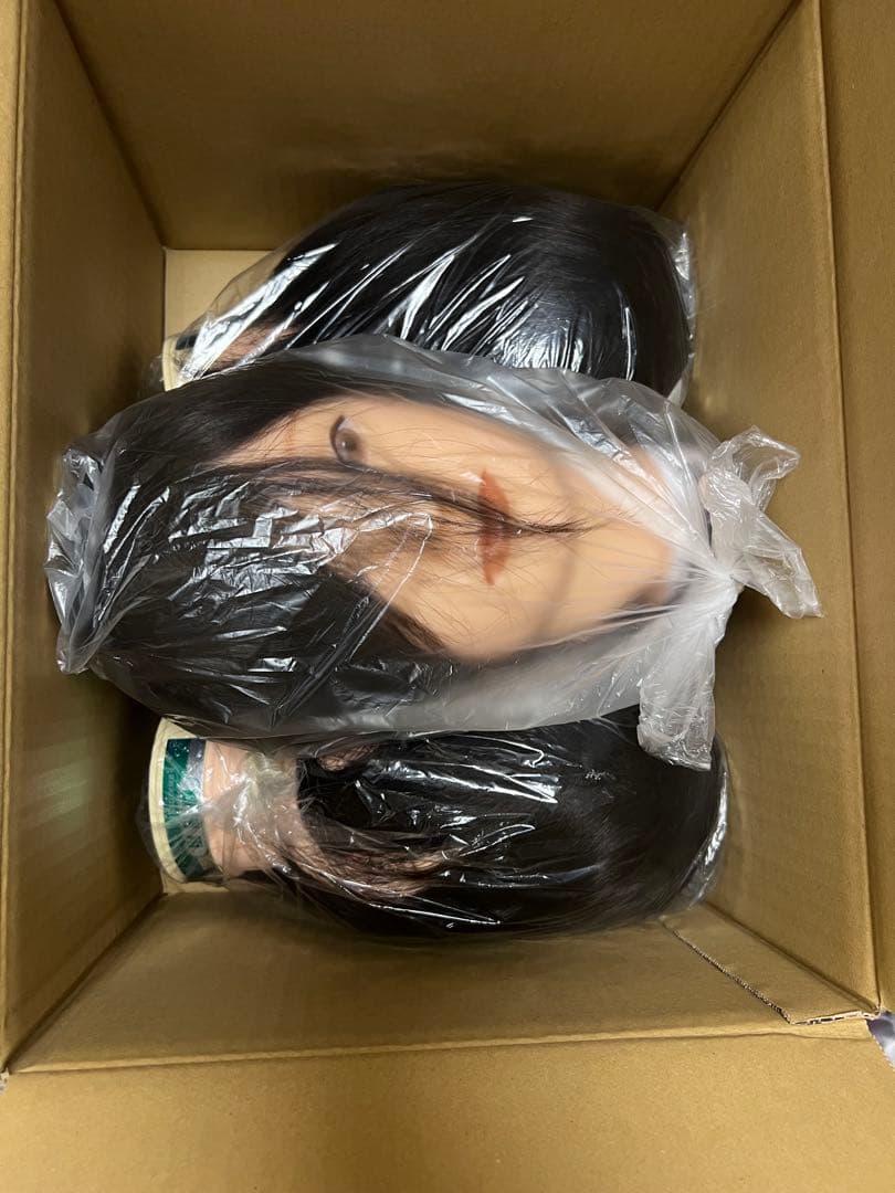 練習用カットウィッグ3体