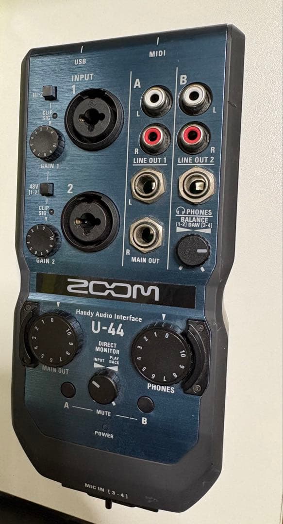 ZOOM U-44 + AIH-1ホルダー + MSH-6マイクカプセル セット