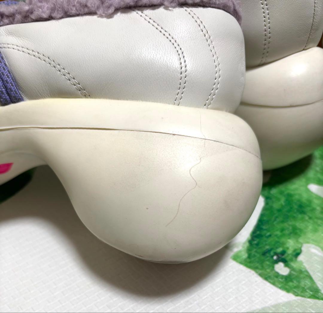 Grape 靴　シューズ　235cm　レア　白　紫　ホワイト　パープル