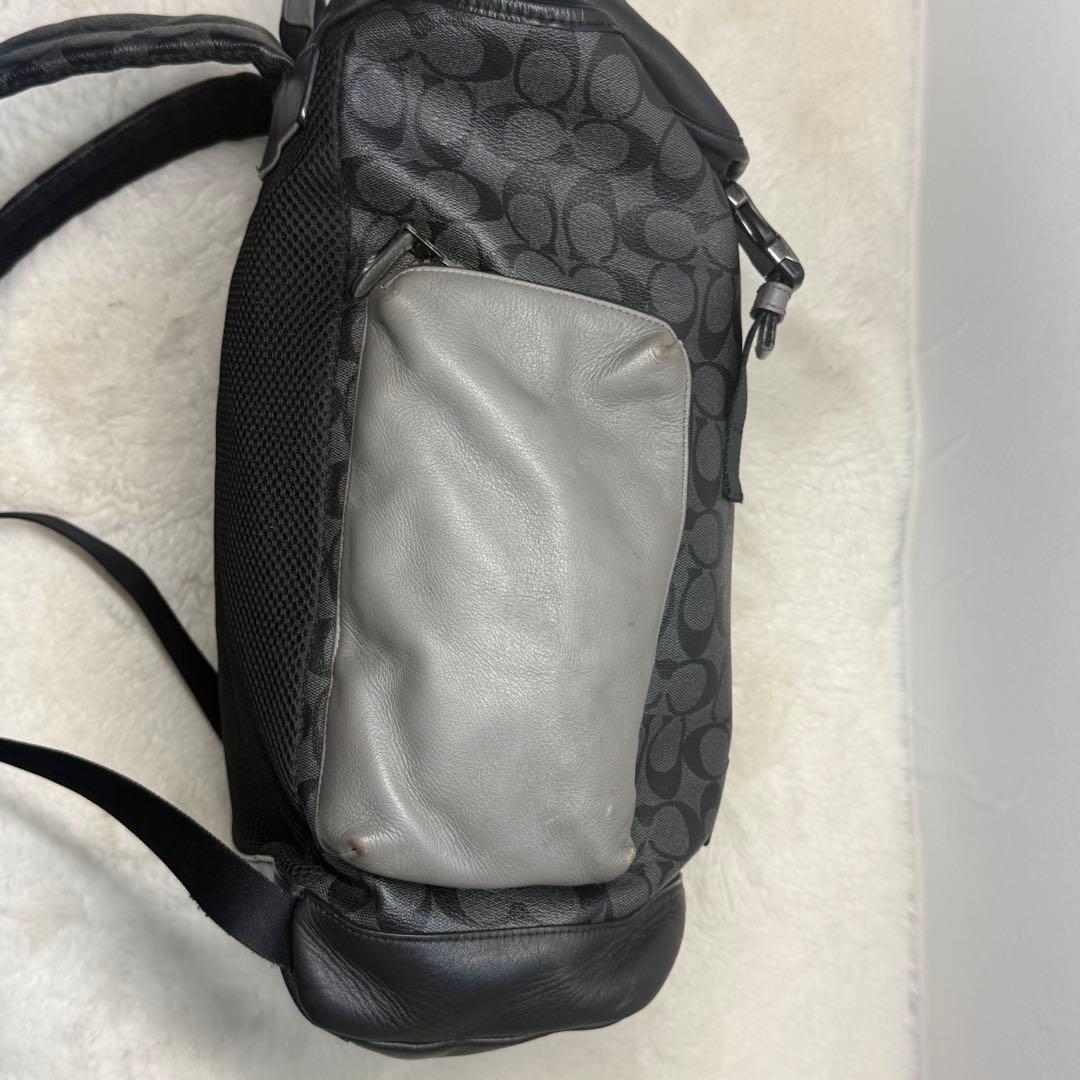 ✨️完売品✨️ コーチ リュック レンジャー シグネチャー レザー PVC ブラック