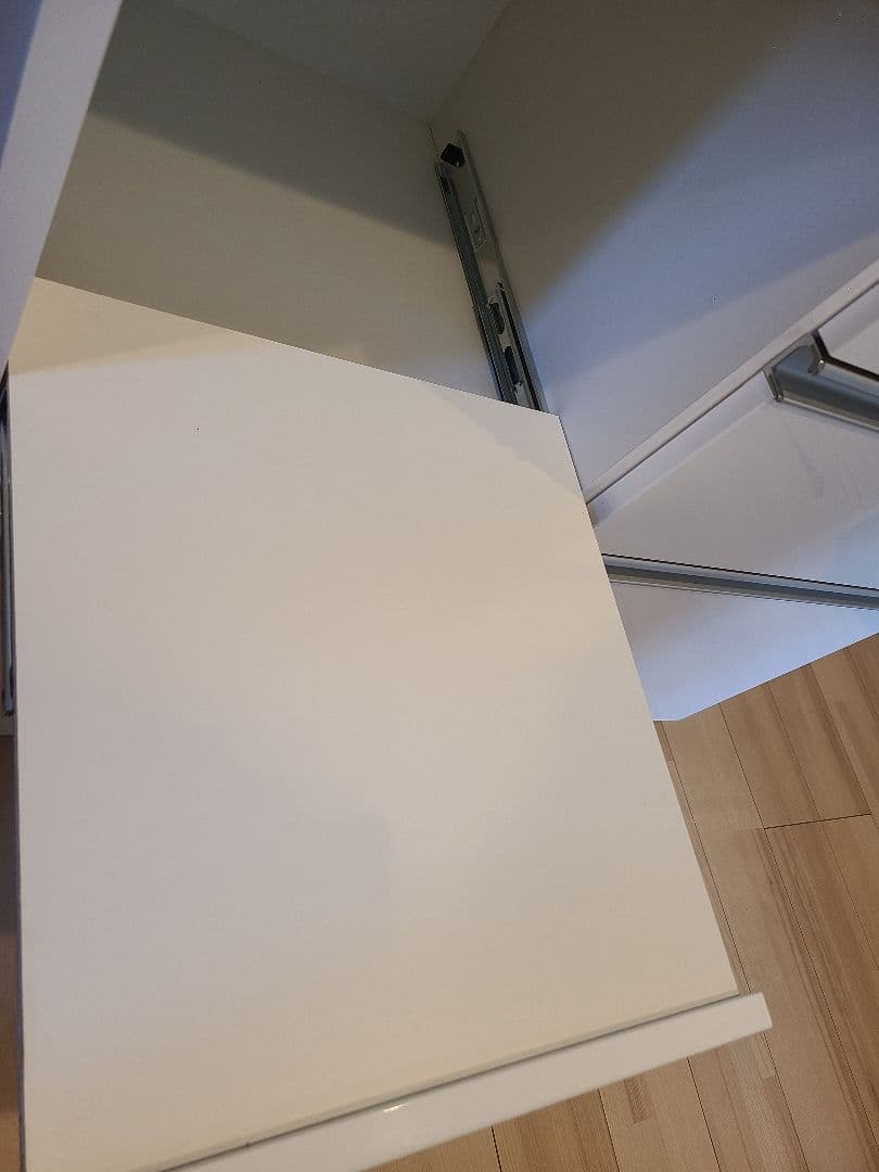 ホワイト 食器棚 ガラス扉 収納