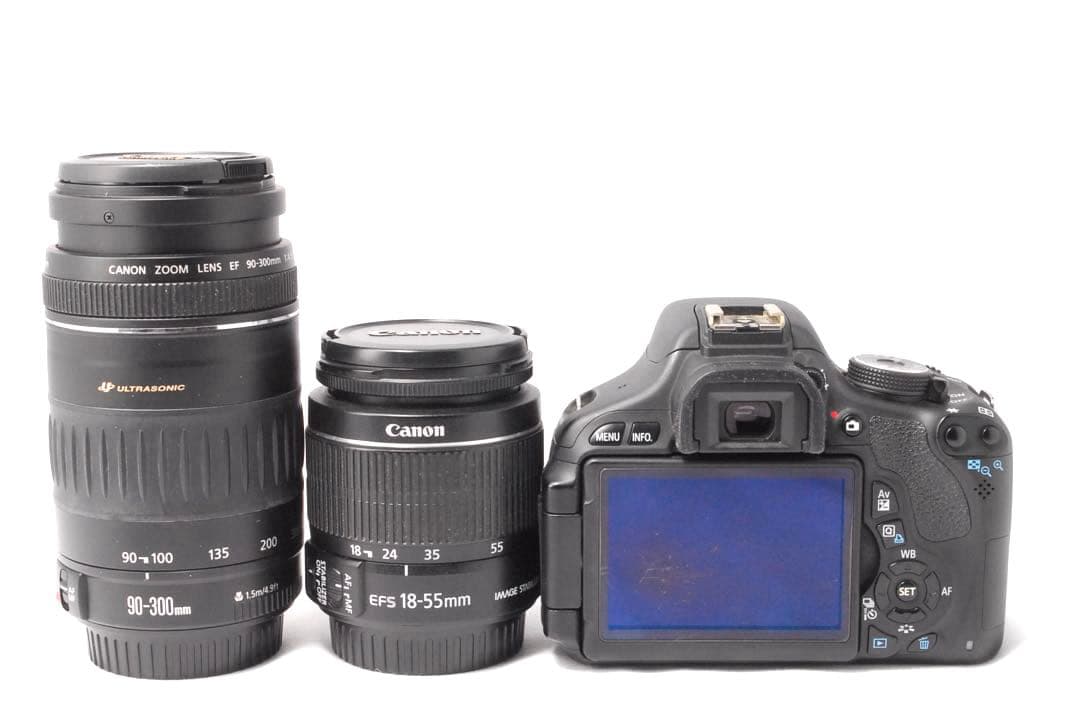 カメラデビュー✨入門モデル✨Canon Kiss X5✨ダブルレンズ✨一眼レフ✨