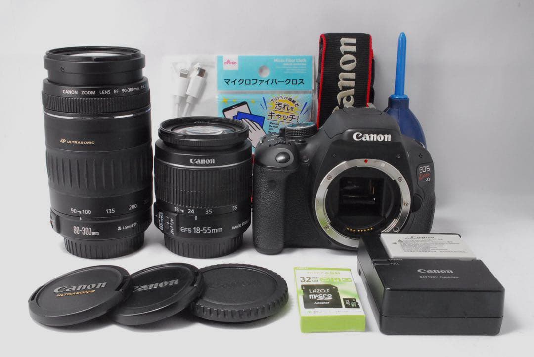 カメラデビュー✨入門モデル✨Canon Kiss X5✨ダブルレンズ✨一眼レフ✨