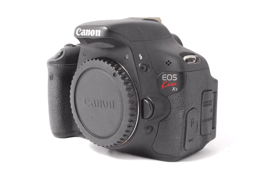 カメラデビュー✨入門モデル✨Canon Kiss X5✨ダブルレンズ✨一眼レフ✨