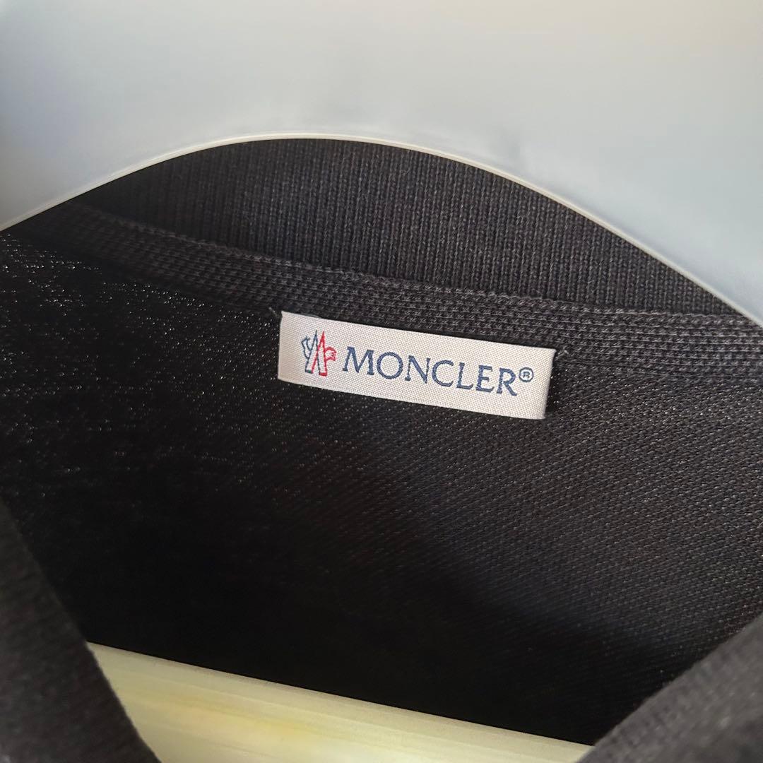 MONCLER MAGLIA POLO MANICA CORTA 黒 XL
