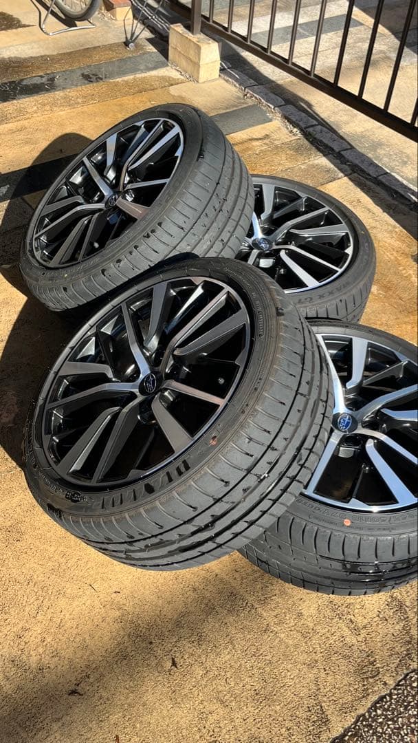 【値下げ】SUBARU WRX S4 STI VBH 純正18インチセット 美品