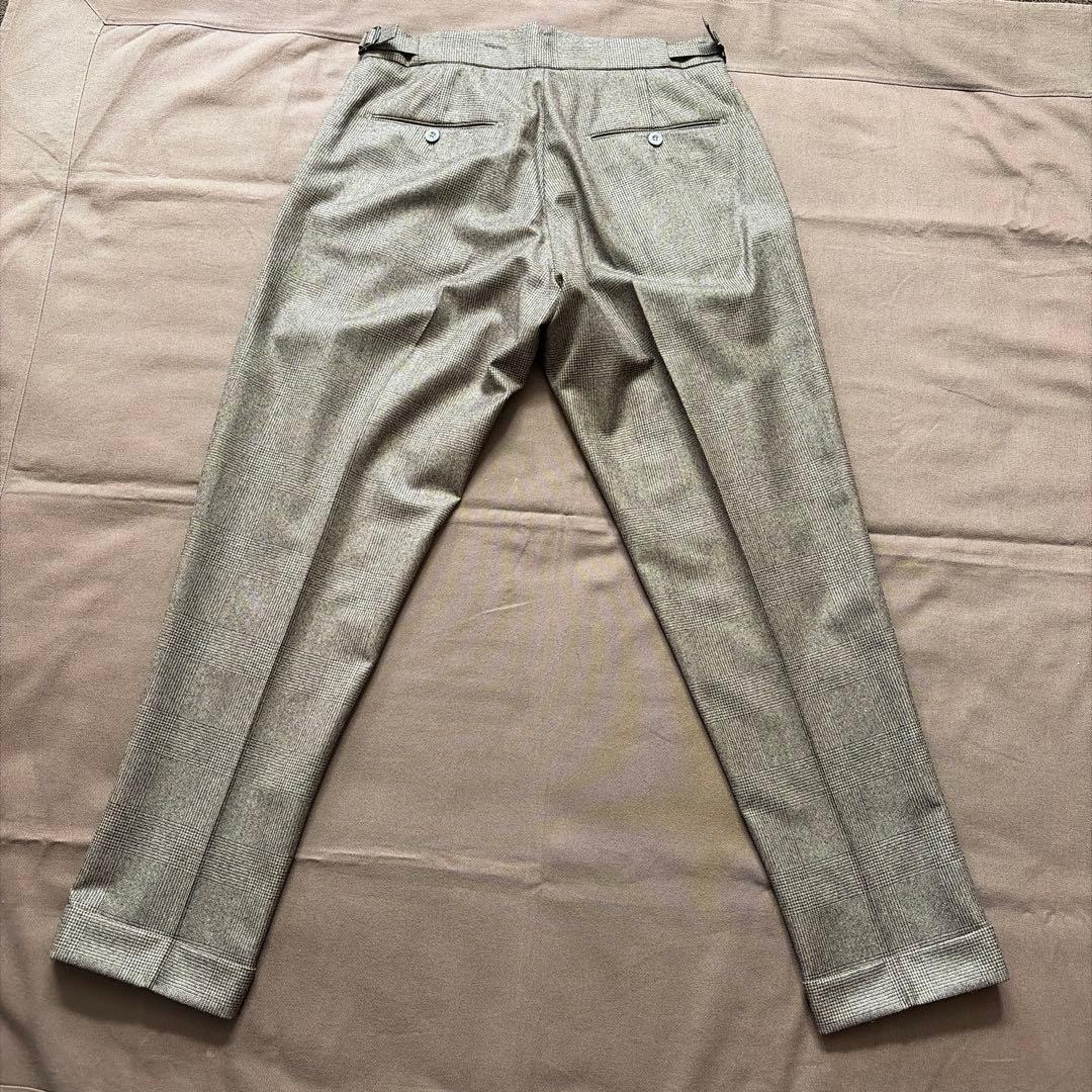 ベルウィッチ　スコッチ　グレンチェック　濃茶　ダークブラウン　44 (美品)