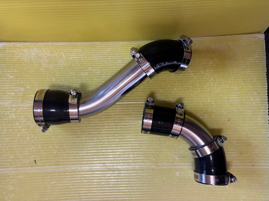 【オールド】ジムニー 【JA11】ターボパイプ2点set SUS製ブラック