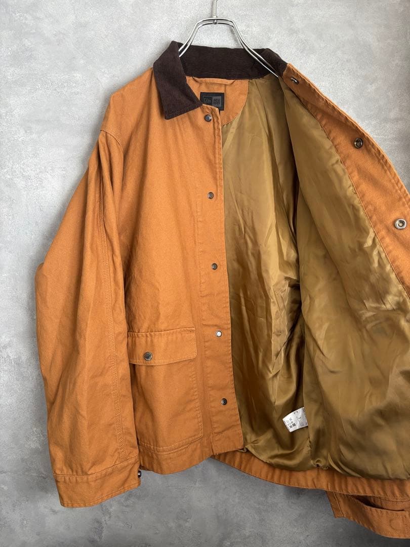 NEW ERAニューエラ ダックジャケット♦ライトブラウン XL