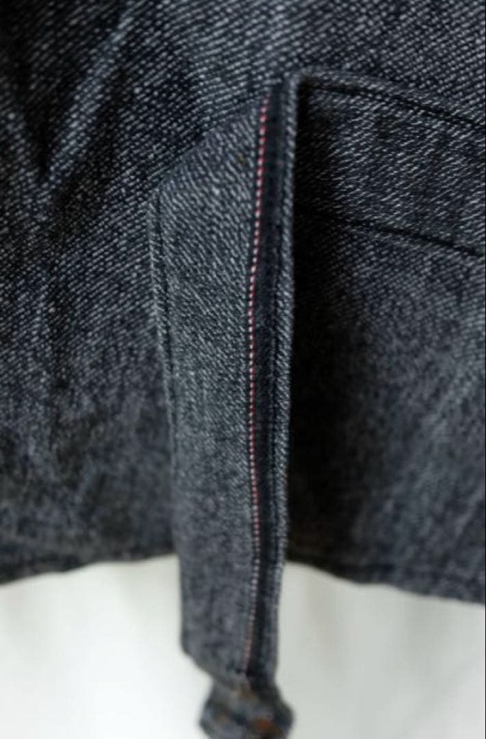 30's フランス ヴィンテージ ごま塩ストライプ ファーマーズベスト ジレ