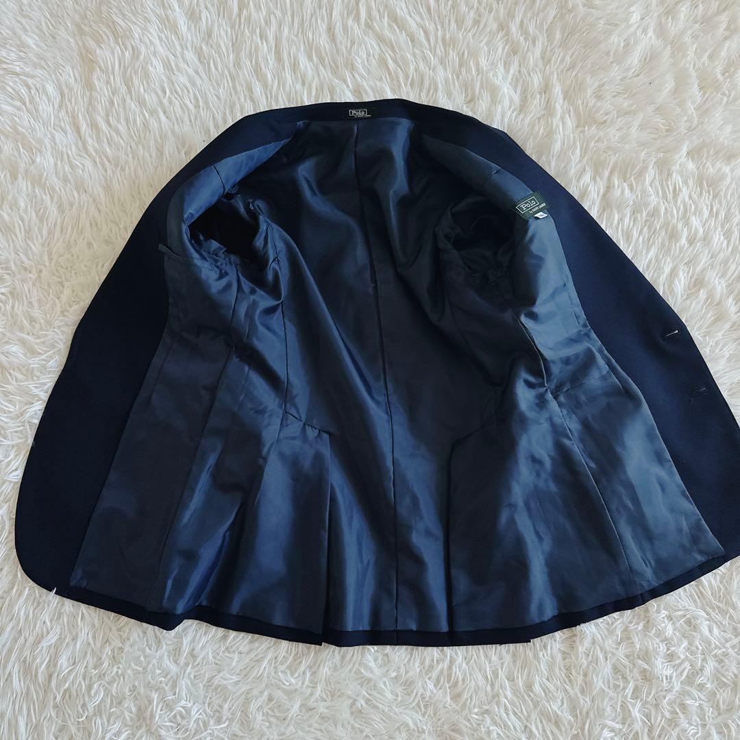 ポロバイラルフローレン 金ボタンジャケット パンツ セット スーツ ネイビー