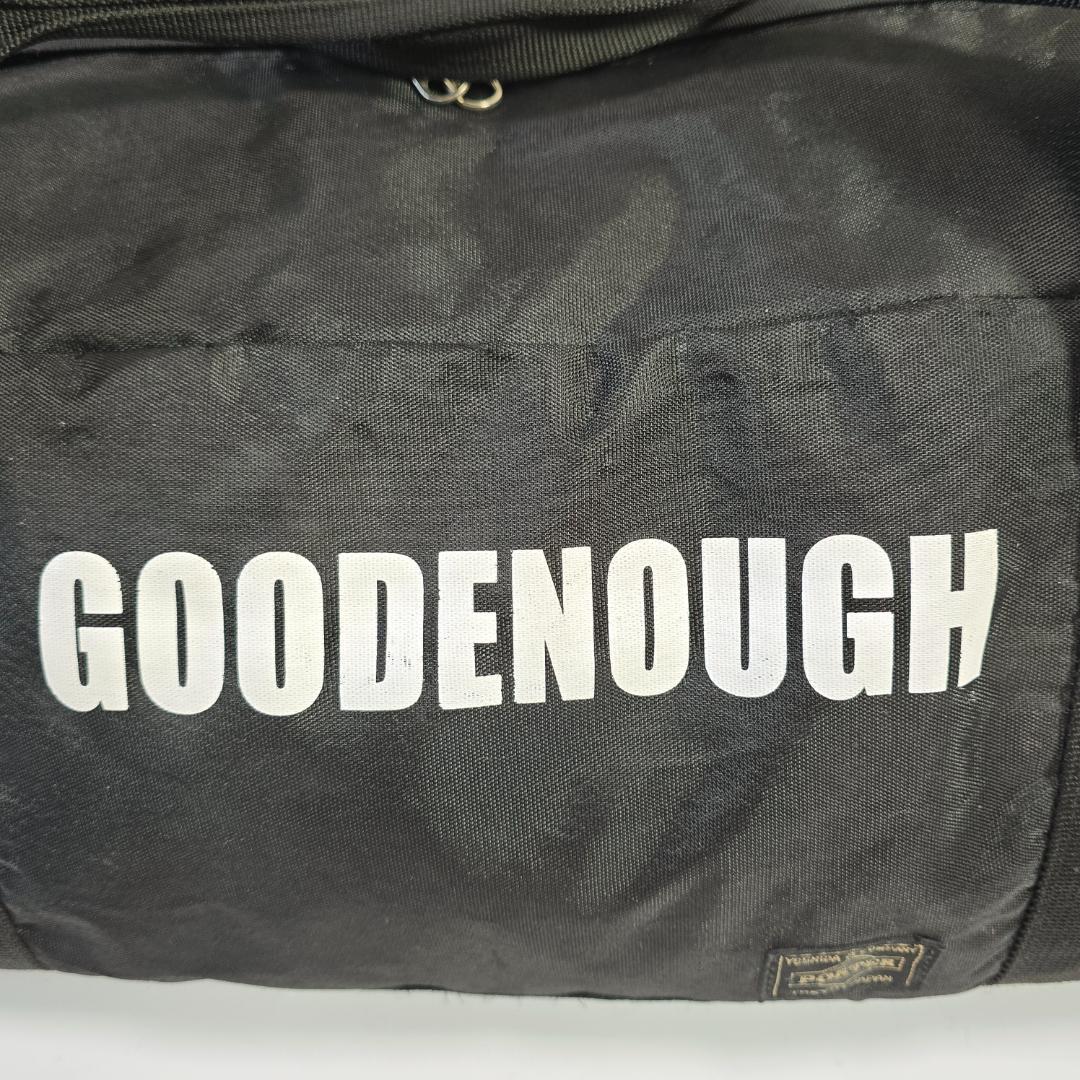 希少　GOODENOUGH×PORTER　ボストンバッグ　ドラムバッグ　Wネーム