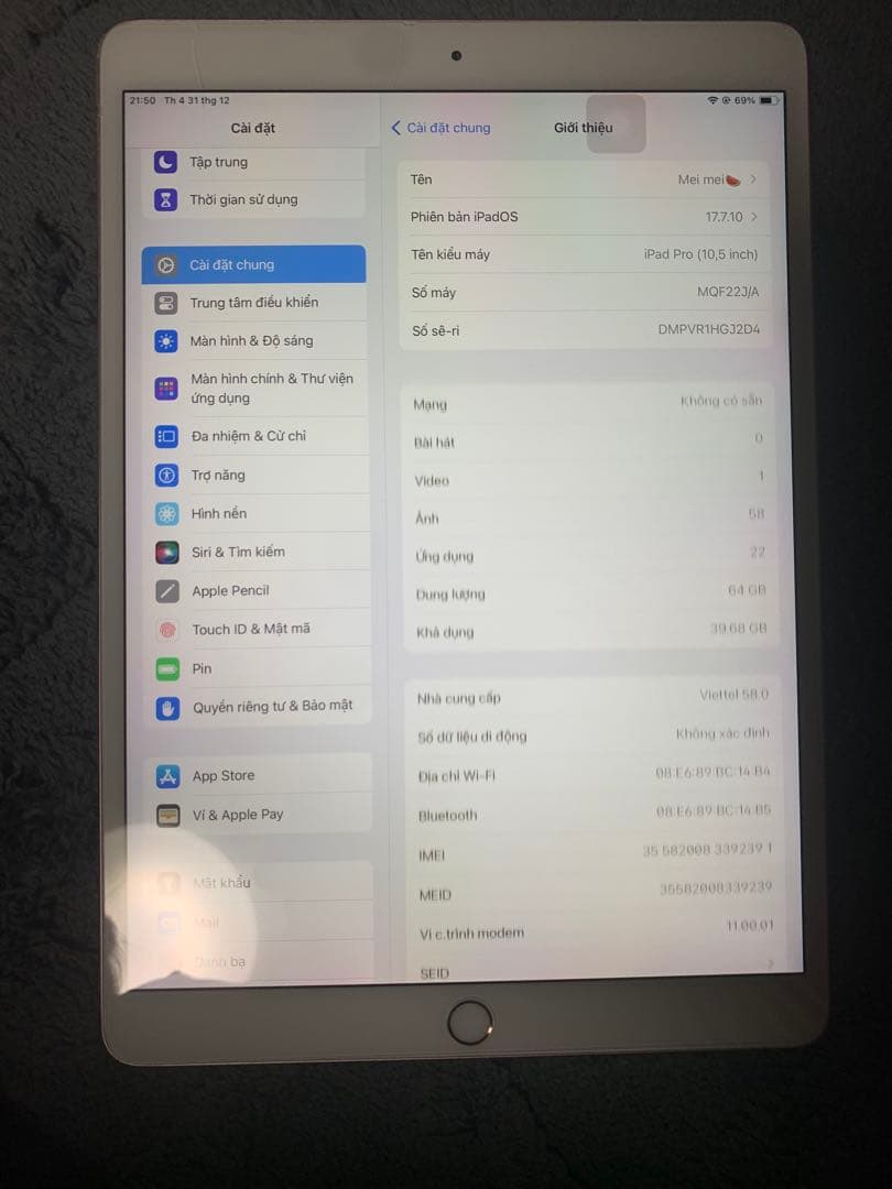 Apple iPad (ローズゴールド) 64GB