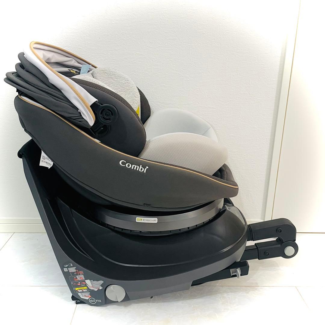 【美品】説明書付き★コンビチャイルドシートクルムーヴスマートエッグショックグレー