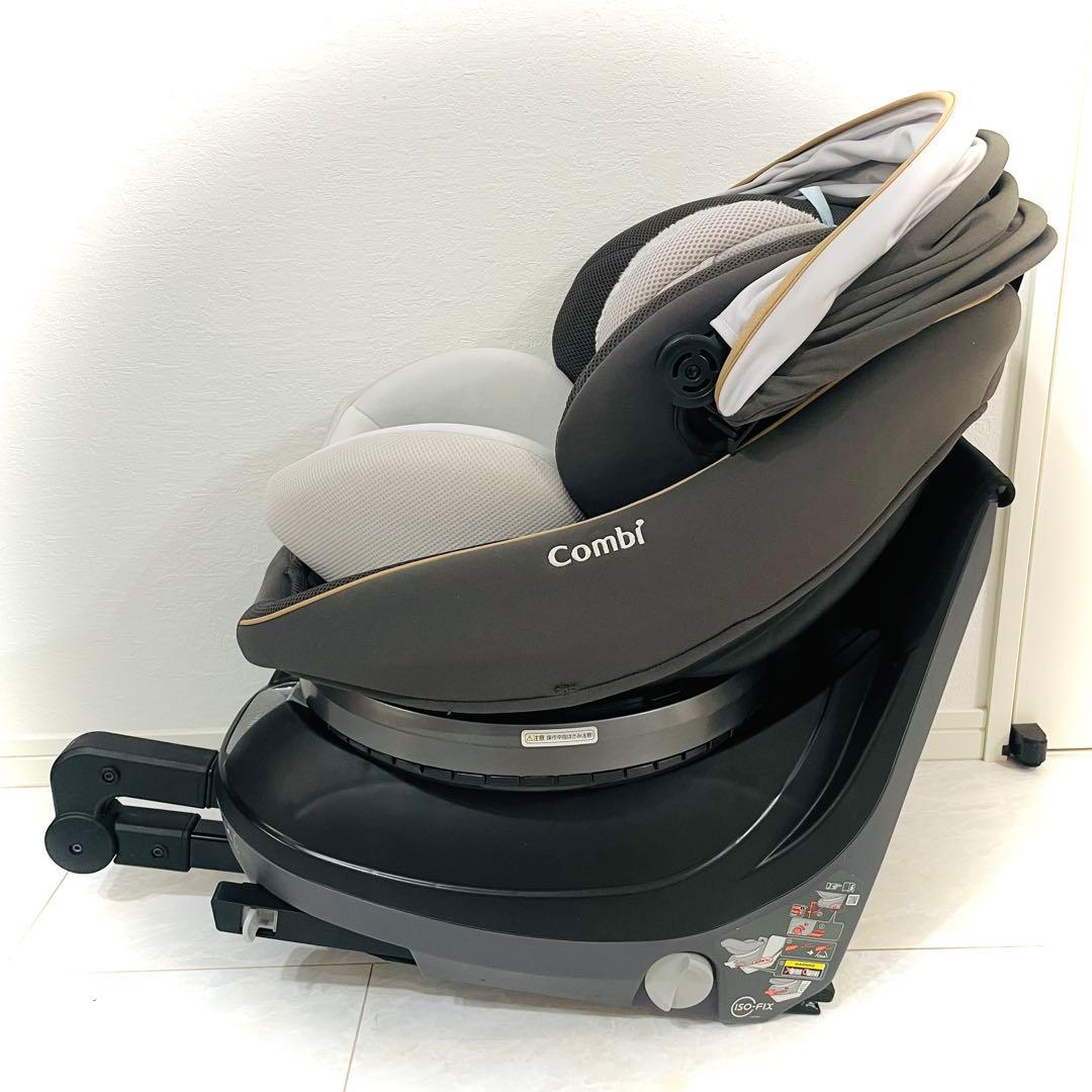 【美品】説明書付き★コンビチャイルドシートクルムーヴスマートエッグショックグレー