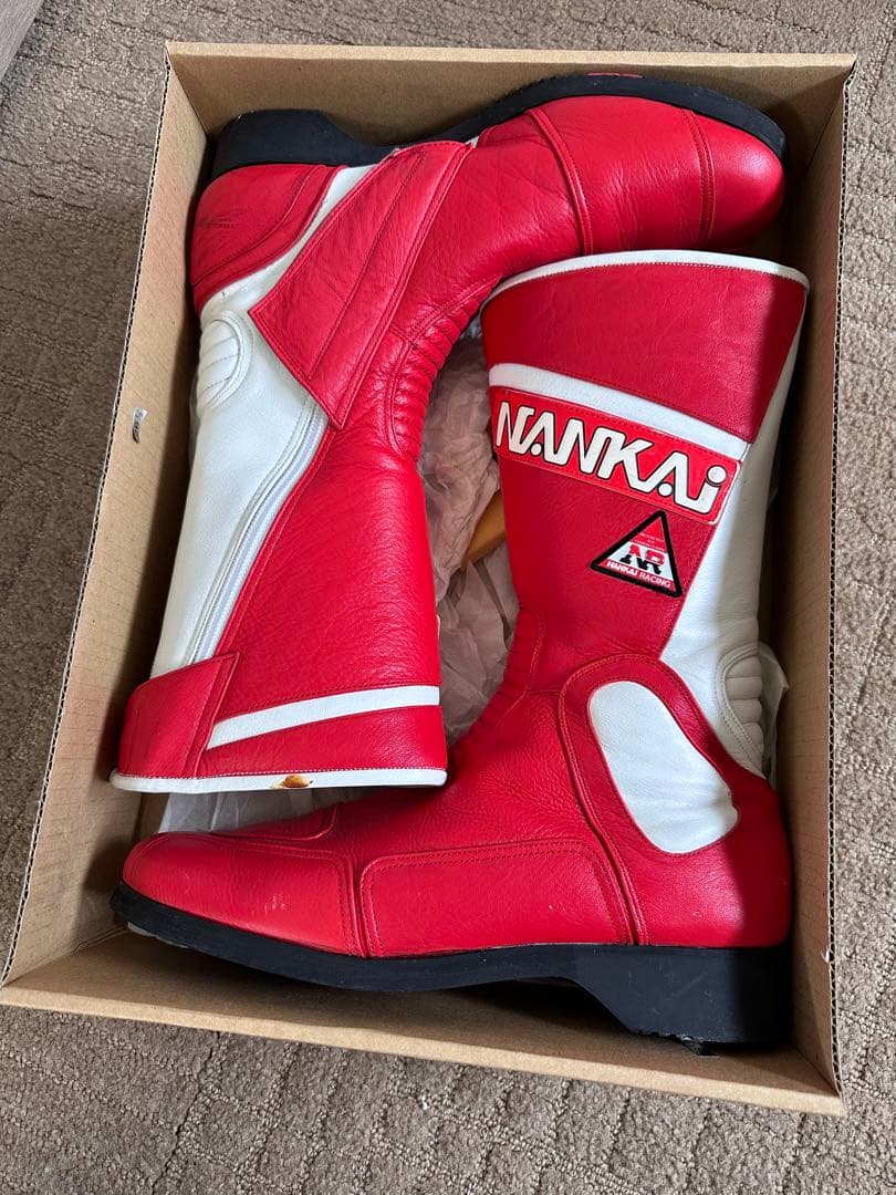 NANKAI NRB8R バイク ブーツ レッド