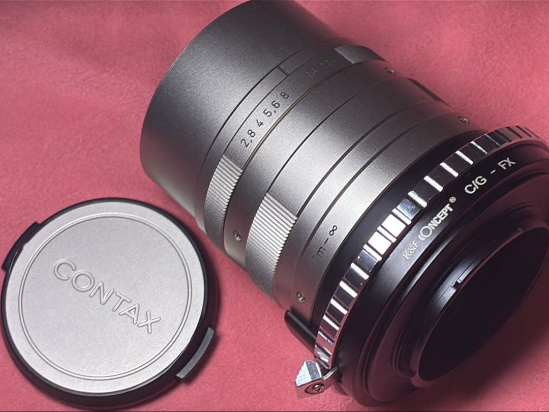 Contax G Sonnar 90mm f2.8 xマウントアダプター付き